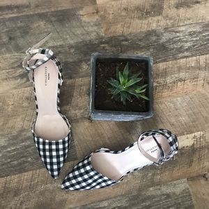 Sacha Plaid Heels NWT